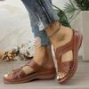 New Large-size Platform Wedge Flip-flops for Women, Sheer Open-toe Thick-soled Shoes for Women Devotion