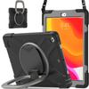 Heavy Duty Shockproof with Built-in Kickstand and Strap for iPad 10.2 8th/7th Generation Case with Pencil Holder