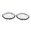 2 Pcs Lens Guard Suitable for Insta360 X5 Action Camera 9H Hardness High Transparency Panoramic Lens Protector