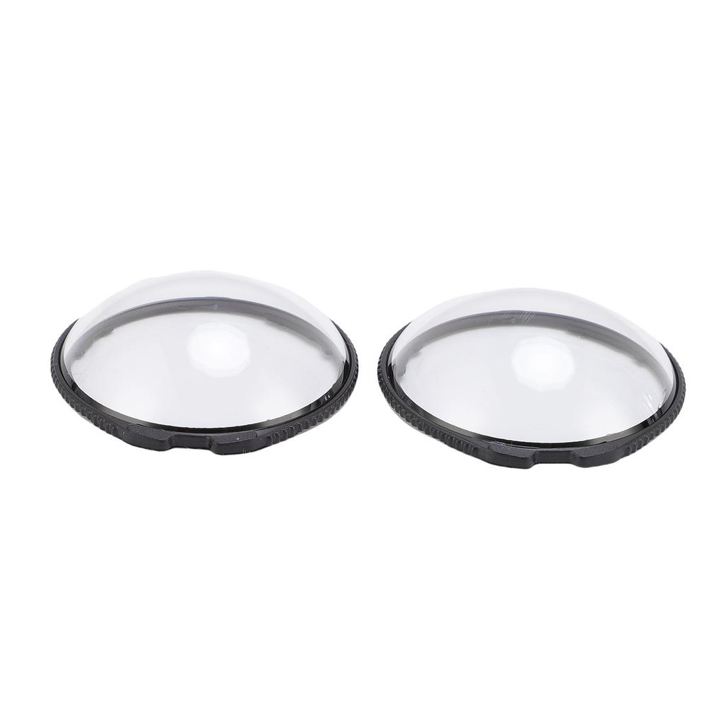 2 Pcs Lens Guard Suitable for Insta360 X5 Action Camera 9H Hardness High Transparency Panoramic Lens Protector