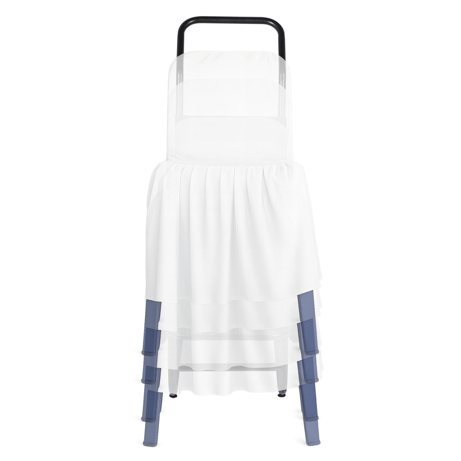 Banquet Chair Cart Multifunctional Thickened Chairs Transporter Wear Resist Chair Transport Vehicle for Party Event Activities United States 30160₽