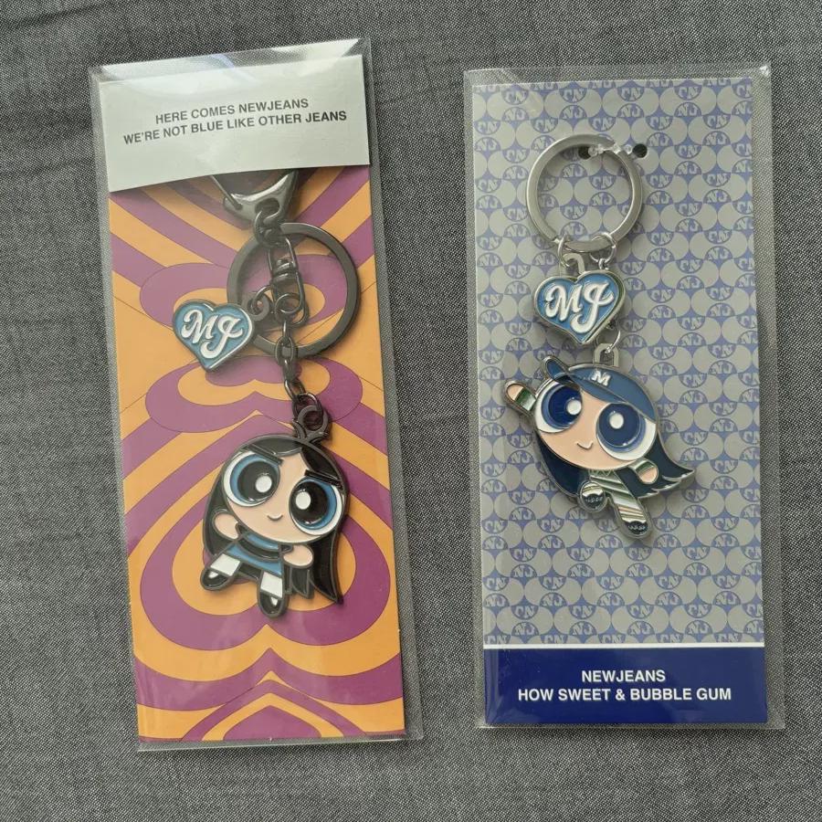 

NewJeans Njz Powerpuff Girl Minji набор брелоков