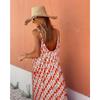 GMXIA Moda Donna Estate Primavera Abiti Casual Senza Maniche con Bretelle Stampa Colore Solido