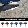 4Pcs Lawnmower Sharpener for Power Hand Drill Wear Resistant Lawnmower Sharpener Tool Corundum Lawmower Accessories