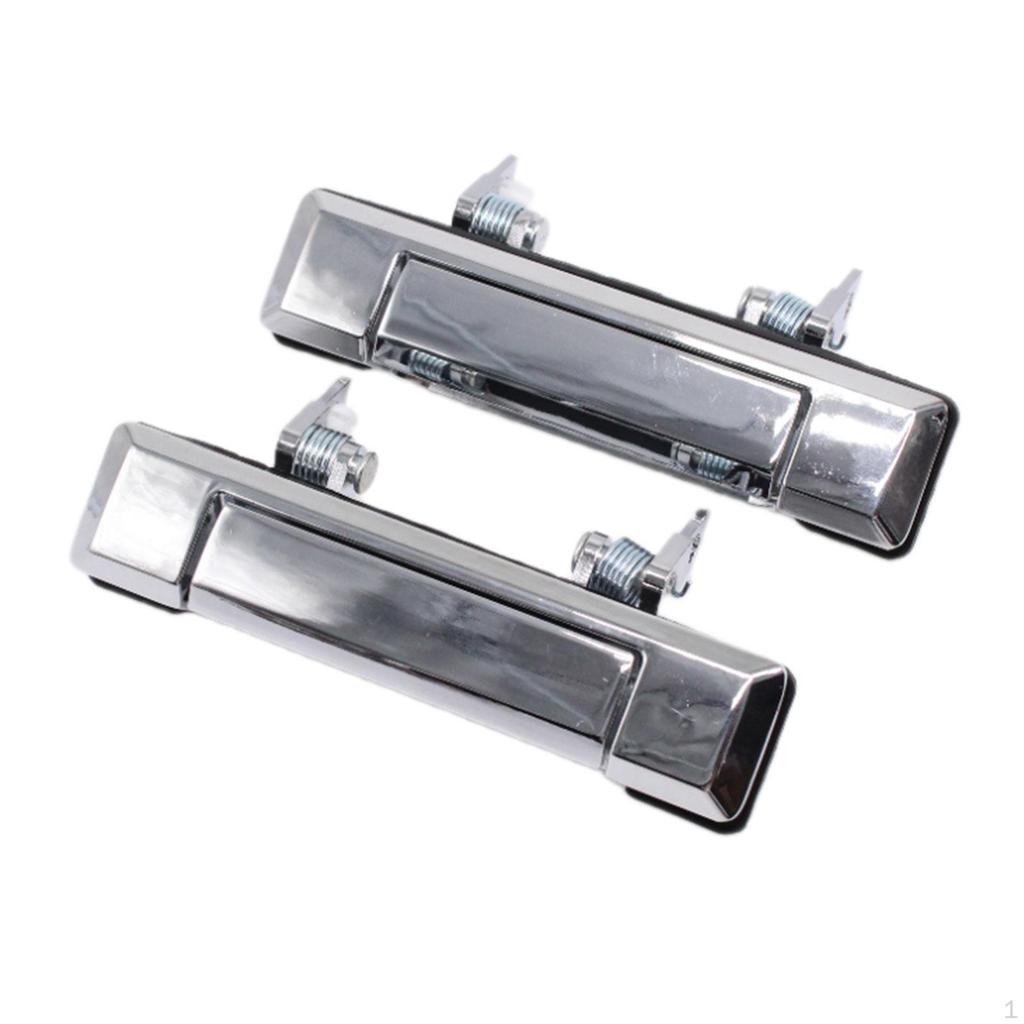 2Pcs External Handles Left and Right Sides Sturdy Accessory Durability Outside Door