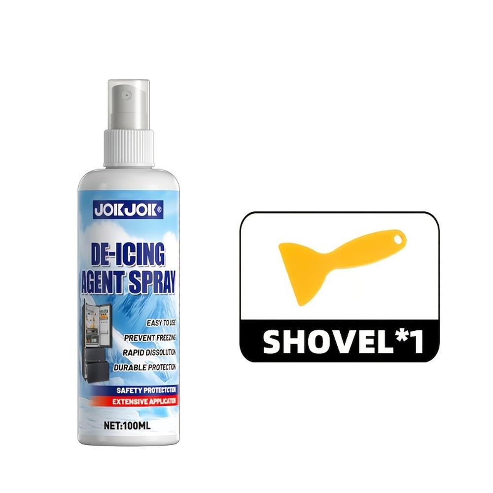 

JOKJOK Refrigerator De-Icer Spray - Fast Ice & Frost Remover, Safe & Gentle Formula, Prevents Re-Freezing, Quick Defrosting Solu