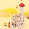 3D Creative Thinking Castle: Wooden Puzzle & Building Blocks for Children's Early Education