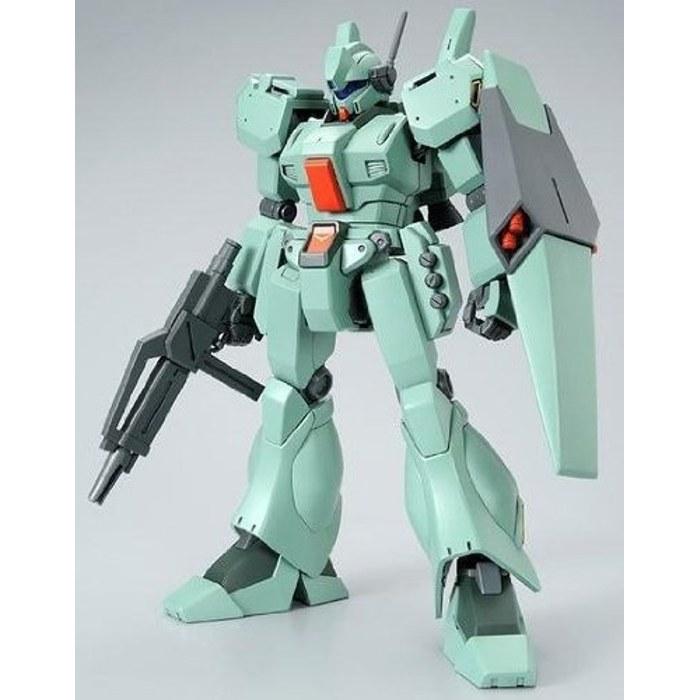 HGUC 1/144 RGM-89D Jeggan D-Type Model Kit (Premium Bandai Limited) Blue, White. Medium size.