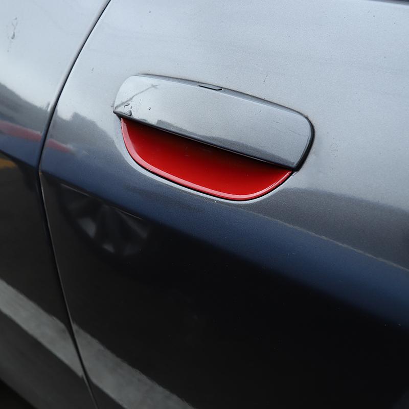 Ca ABS Maniglia esterna della porta Ciotola Ornamento Decorazione Adesivo adatto per Dodge Challenger dal 2015 in su Accessori esterni