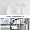 Strong Adhesive Nails Wall Hooks Closet Cabinet Shelf Pegs Screws Wall Hangers Kitchen Bathroom Punch-Free Self-adhesive Hooks