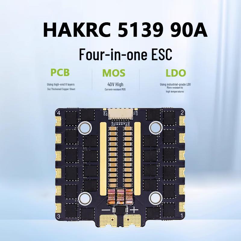 

HAKRC 4-in-1 90A FPV Racing Drone ESC (CN version)
