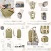 Hakuba Chululu Lumo for Everyday with Inner Case and Side 4977187005394 Backpack, Olive, Use, Access, AMZSCH-LUBPOV,