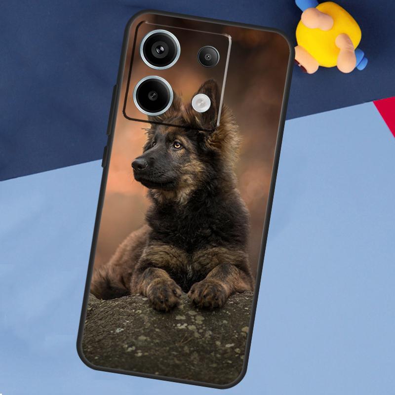Custodia Cane Pastore Tedesco Per Xiaomi Redmi Note 13 12 11 10 9 8 Pro 12S 11S 10S 9S 10A 9C 10C 12C 13C Cover Posteriore