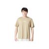 Timberland Letter Print Round Neck Short Sleeve Drop Shoulder T-Shirt Unisex T-Shirts Licorice-Yellow A6QGS-DH4