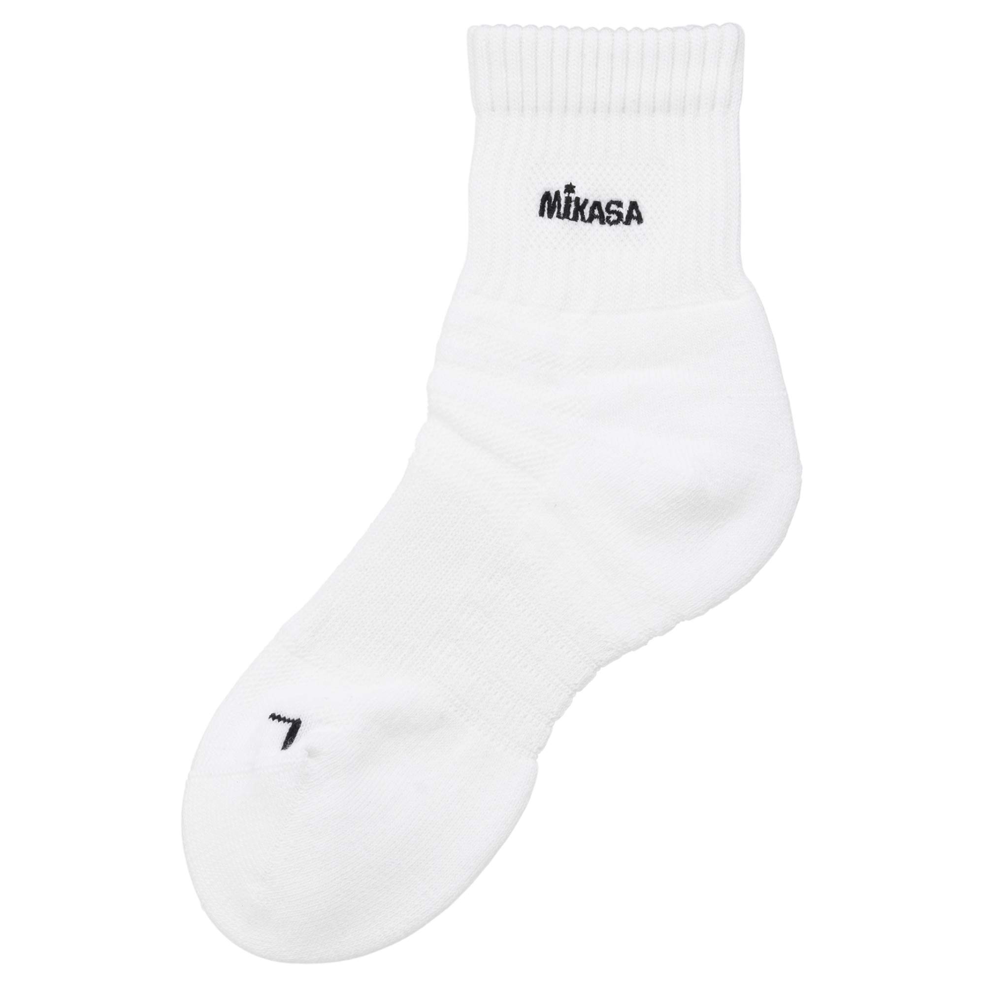 Mikasa Короткие носки Белые (длина 12 см) (21-23 см) SK1221-W белый
