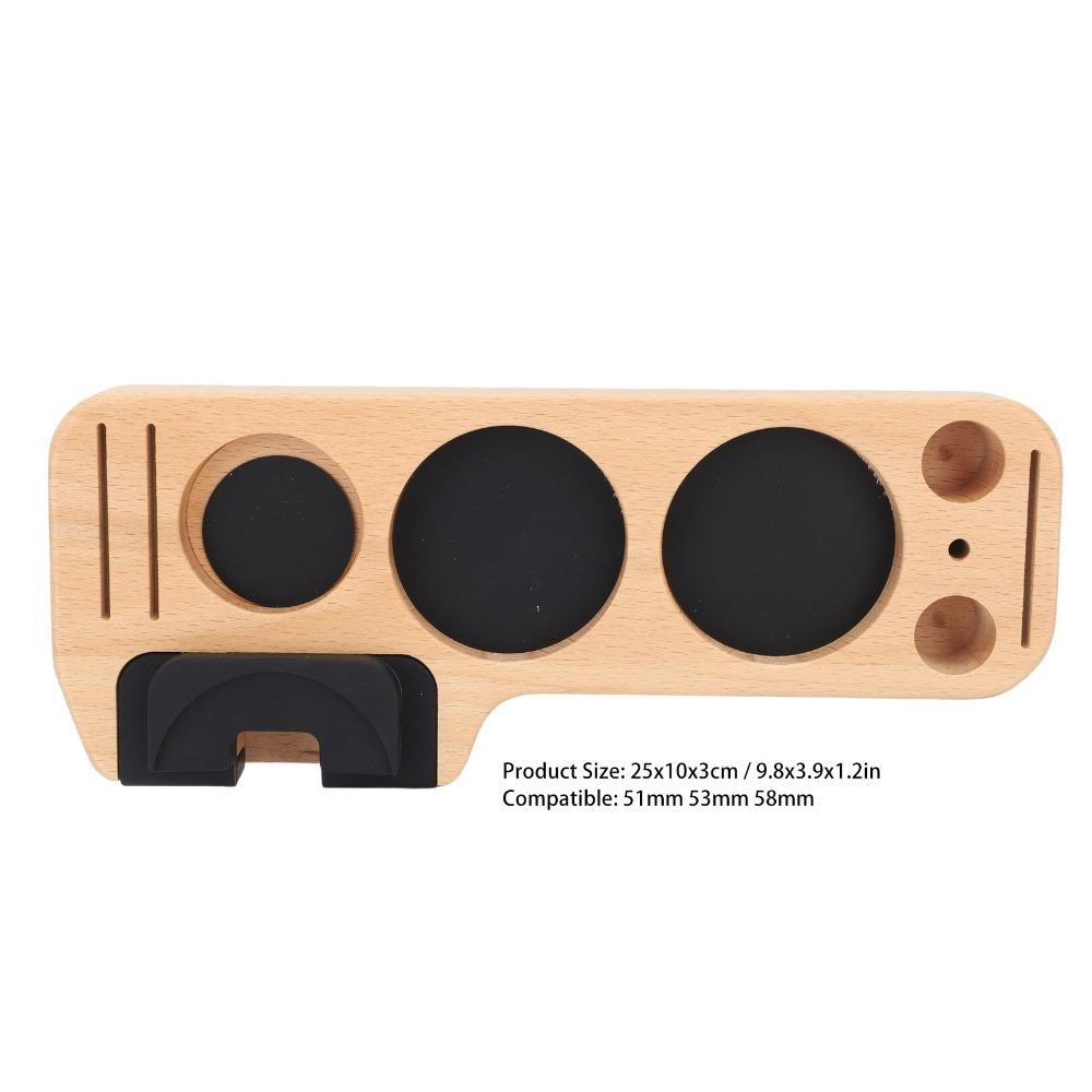 51mm 53mm 58mm Compatible Coffee Tamping Station Espresso Tamping Station  For Coffee Bar