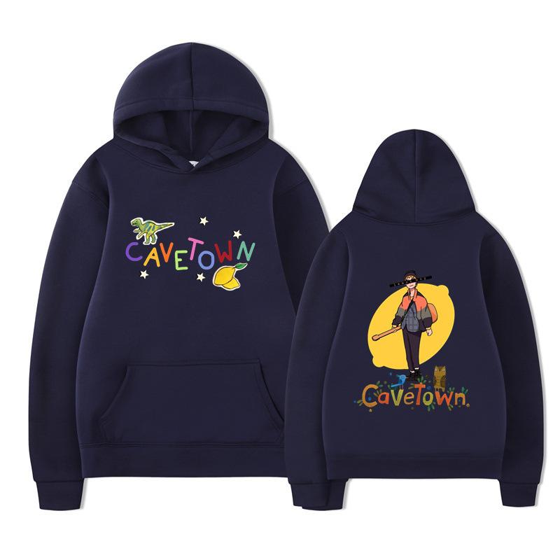 Autumn And Winter Sweater Cavetown Printed Trend Loose Sweater Hip Hop High Street Versatile Hooded Jacket Casual