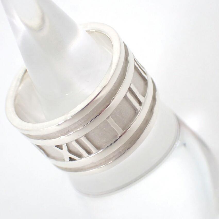 [Pre-owned] TIFFANY / Tiffany / 925 / Atlas / Wide / Ring / Size 17 / J89-8