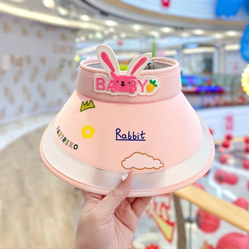 Kids' Rabbit Ear UV Protection Sun Hat - Spring/Summer Visor for Boys & Girls