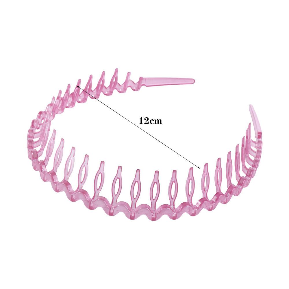 Hair Hoop Hair Comb Knotted Headwear Non-slip For Girls Korean Style Hairband Toothed Hair Band Wave Headband Hair Accessories