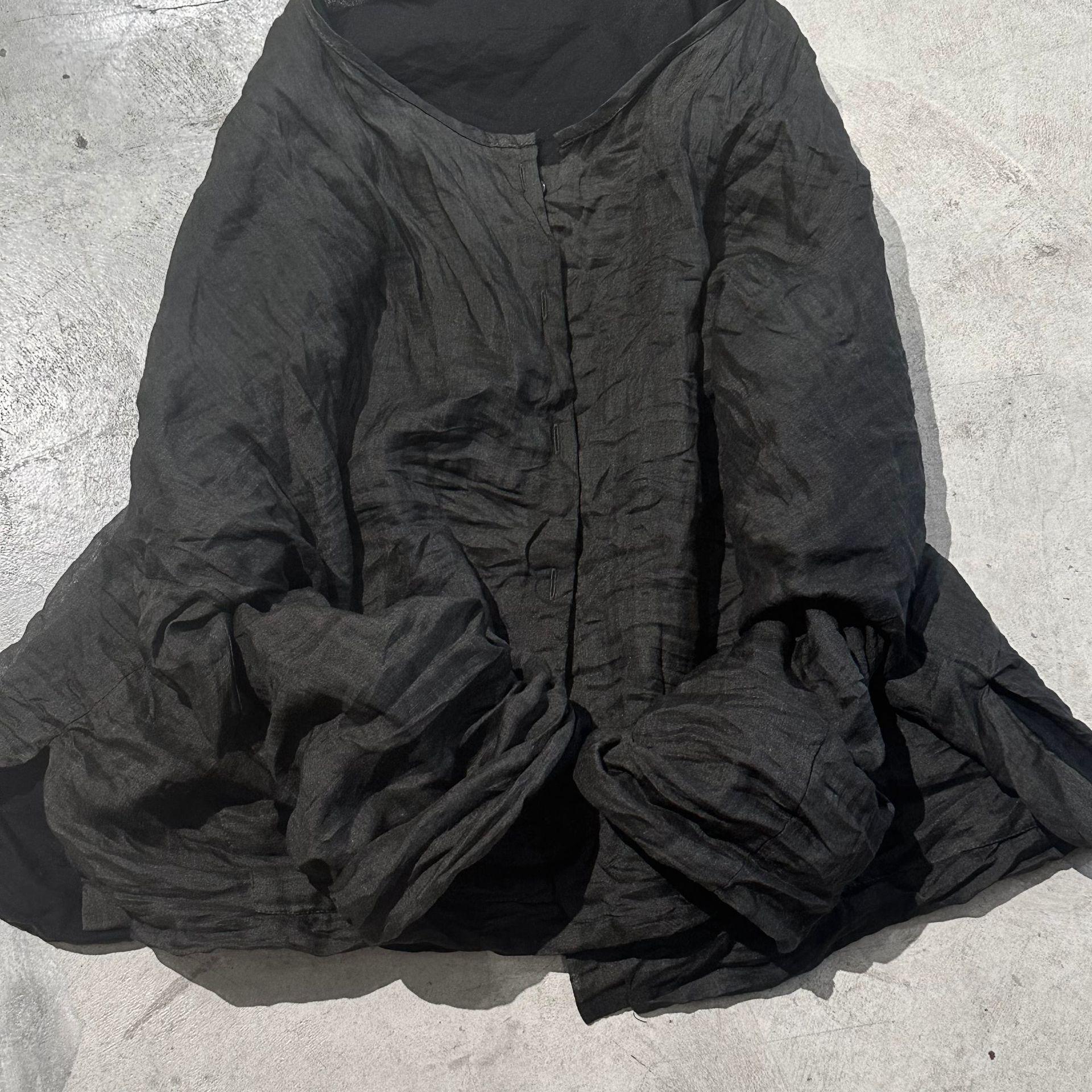 

Johnature Женская зимняя мода винтажная повседневная рубашка с принтом с длинными рукавами однобортная рубашка в китайском стиле One Size