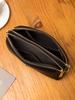 Classic contrasting color women's crossbody bag fashionablecommuting multifunctional dual zipperlargecapacity single shoulderbag