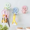 Cute Wall Hook Kitchen Bathroom Nail-free Door Hook Hanger Hat Keys Scarf Organizer