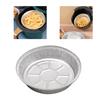 10pcs 7in Aluminum Foil Pans Round Shaped Disposable Cookware Air Fryer Tin Foil Tray for Household