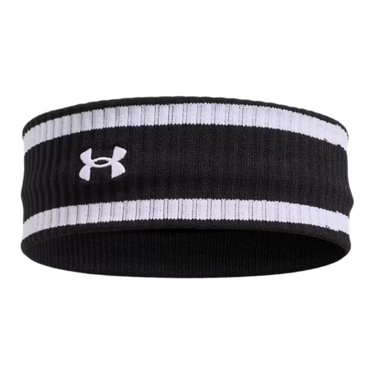 Under Armour Elastane, Polyester, Nylon Hair Bands Unisex Black 1389937-001 F