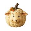 Cute Decoration, Fun Statues, Halloween Animal Statue Decoration Ideal for Table and Fireplace (Pig/Cow/Sheep)