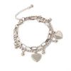 1PC Women's Fashion Trend Multi Layered Steel Ball Bean Love Bracelet Travel, Date, Banquet, Party, Festival Dressing Gifts-2061