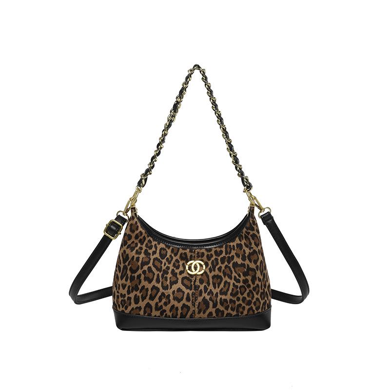 

Трендовая ретро сумка-багет на цепочке 2025 - Женская на плечо и через плечо высокого качества