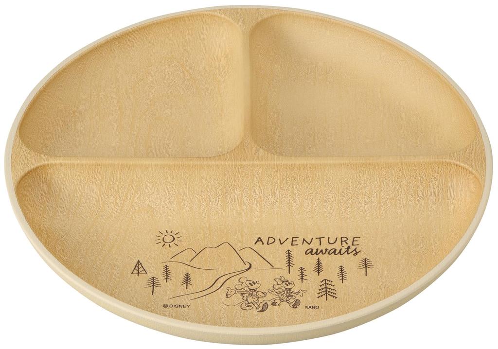 Kano Disney Mickey Adventure Antibacterial Set 50 (2 mugs, 2 lunch plates) Ivory/Green 17035