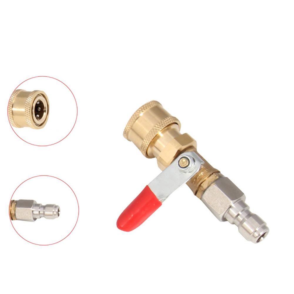 Adjustable Water Flow Valve Quick Connect Valve Pressure Washer Fitting 1 4 Quick-connect Valve Easy Maneuverability