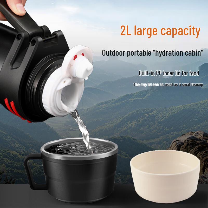 FUGUANG Shixi 2000ml Stainless Steel Travel Flask