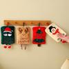 Cute Cartoon Christmas Hand Towel Thickened Water-Absorbent Xmas Hand Towel Quick-Drying Coral Fleece Hand Towels Home Decor