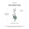 Authentic Charm Bead Charms copper Green Lily of The Valley Bead Charms Compatible With Plata Bracelets for Women Jewellery Making Diy Gifts