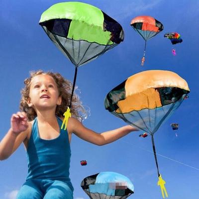 1pcs Children Gift Parachute Throw and Drop Toys for Boys Set Outdoor Fun Toy
