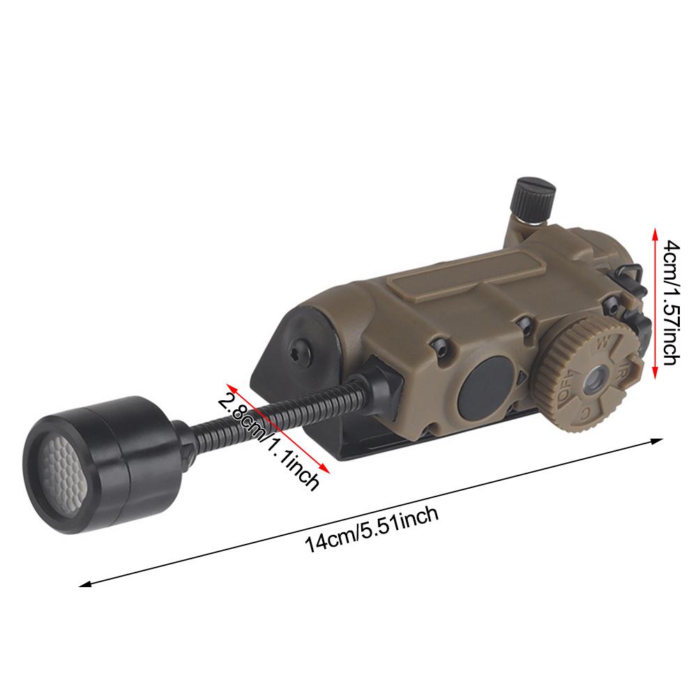 1Pc Tactical Helmet Light 4 Modes LED Flashlight Outdoor Night Lighting for Laser Hunting Cycling Fishing Helmet Lamp