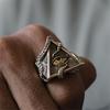 Accessories Eye of Horus European and American Men's Octopus Triangle Eye Ring