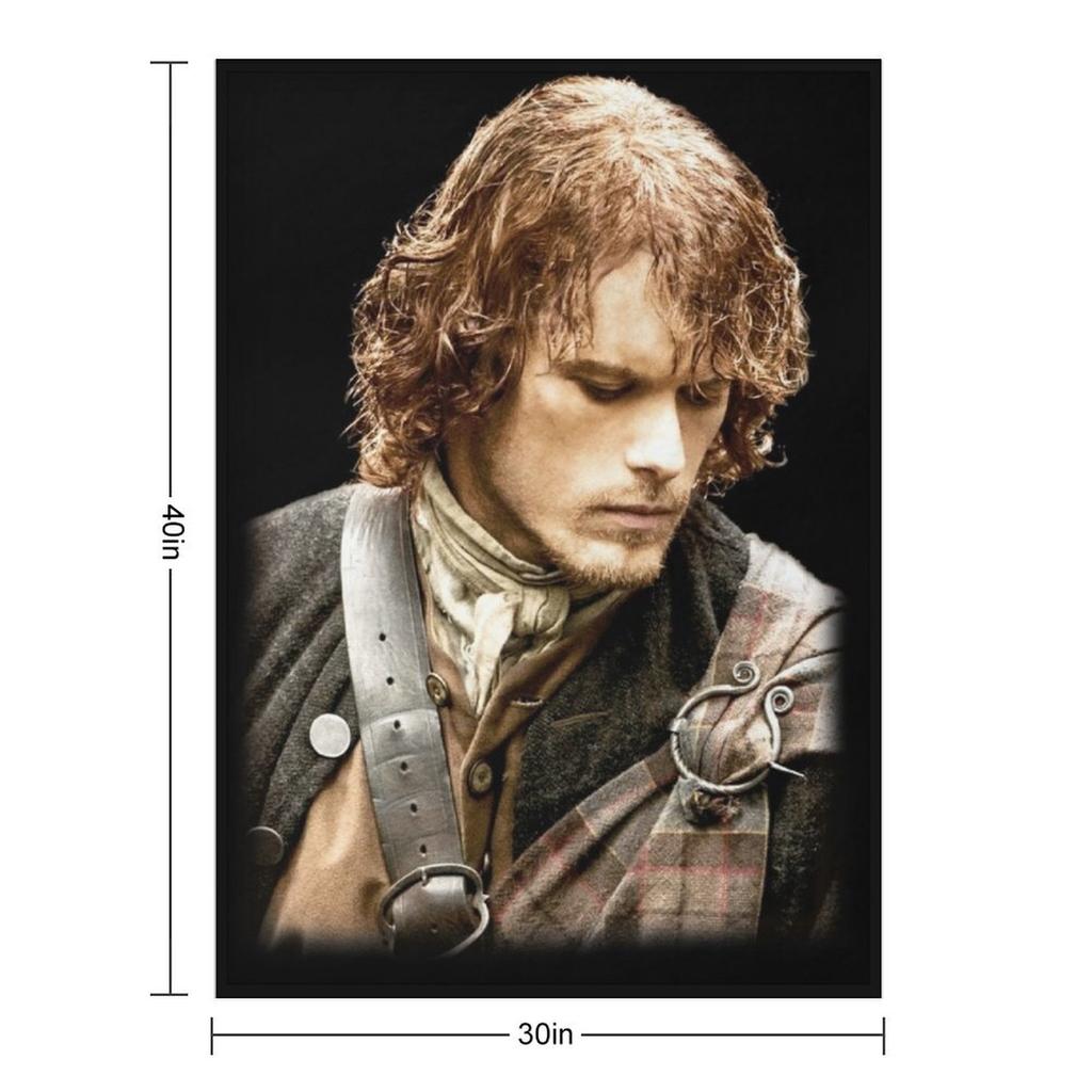 Jamie Fraser Throw Blanket Loose For Sofa Thin For Decorative Sofa Custom Blankets