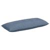 Back Cushion Blue 120 X 50 Cm Cord Fabric