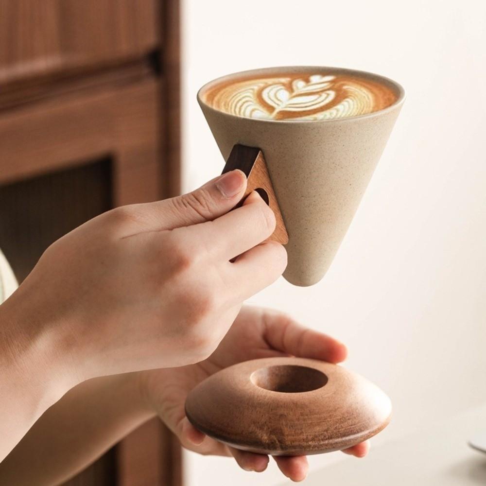 Drinking Cup Ceramic Coffee Cup Vintage Style Stoneware Cup Creative Espresso Cup Gift Giving