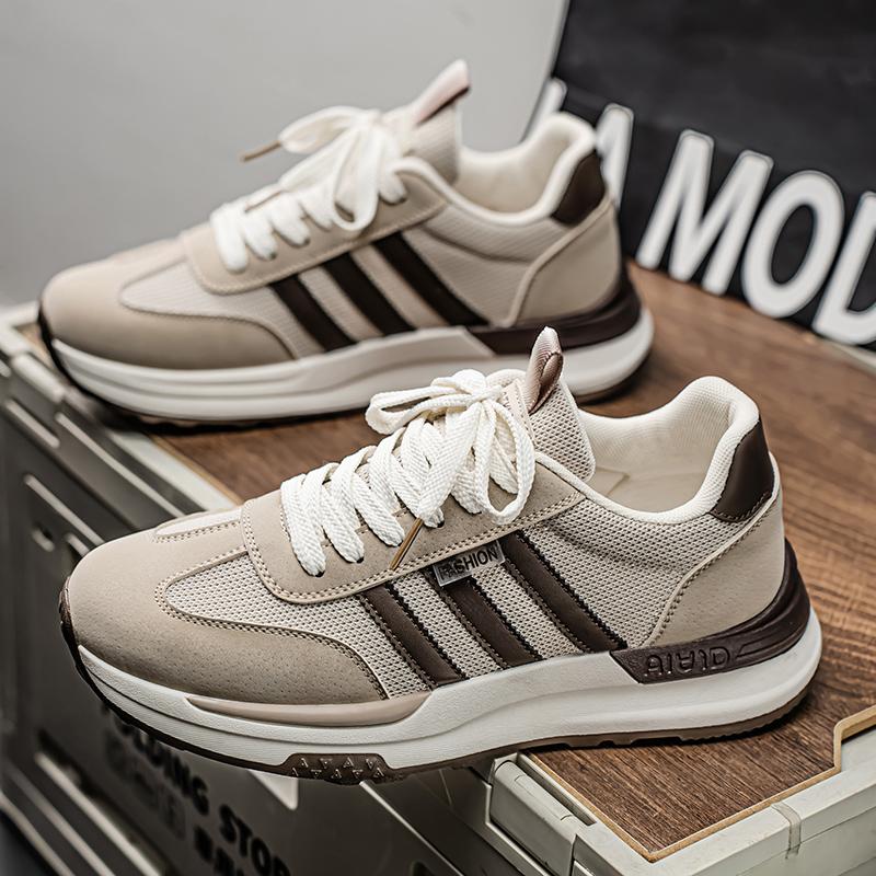 

Luxury Designer Running Shoes Men s Leather Sports Sneakers - Non-slip Athletic Training Footwear Free Shipping 39 сірий колір