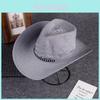 Classic Straw Hat For Men With Wide Brim Sun Protection Summer Casual Sunhat