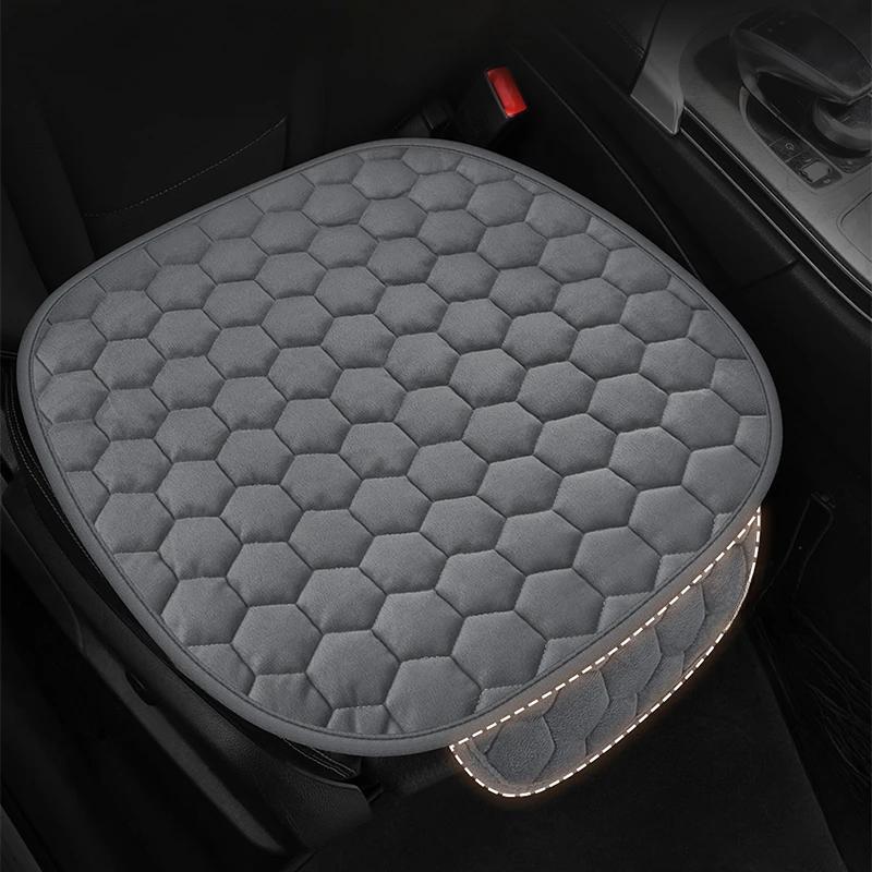 Winter Short-Pile Car Seat Cushion– Warm, Comfortable & Durable (Front / Rear Seat Cushion Available,Universal Seat Covers