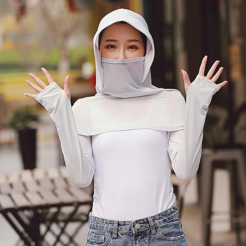 New Spring and Summer Hat Female Breathable Sunscreen Sun Hat Cap Cap Riding Outdoor Folding Mesh Ba