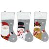 1Pcs Christmas Stockings Socks New Year Santa Claus Candy Gift Bag Christmas Tree Decor Festival Party Supplies