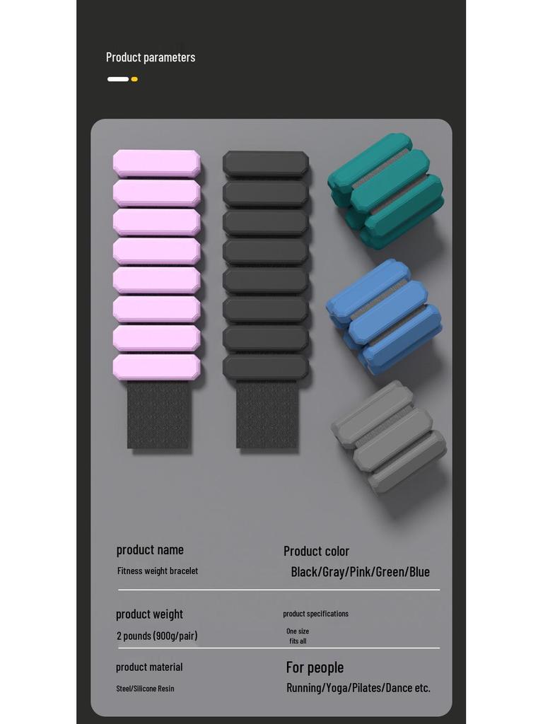 028 Invisible Fitness Wrist & Ankle Weights for Running & Exercise