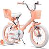 [Glerc] Sasha 16-inch Kids' Bicycle with Cute Butterfly Pattern - Popular with Girls Ages 4, 5, 6, 7, 8, 9 - ToddlerElementary School Student Riding